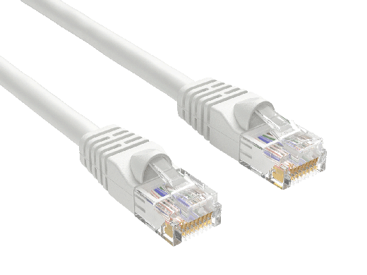 75ft Cat6 UTP Ethernet Network Patch Cable Snagless 24AWG Bare Copper, White