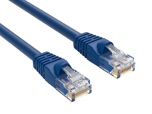 35ft Cat5e 350 MHz UTP Snagless Patch Cable, Blue