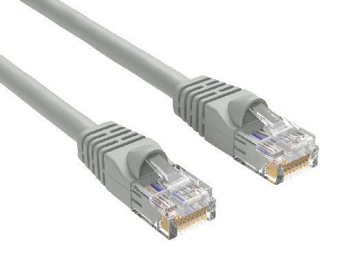 10ft Cat5e 350 MHz UTP Snagless Patch Cable, Gray