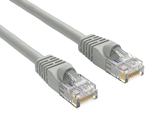 3ft Cat6 Crossover UTP Ethernet Network Patch Cable Snagless 24AWG Bare Copper, Gray