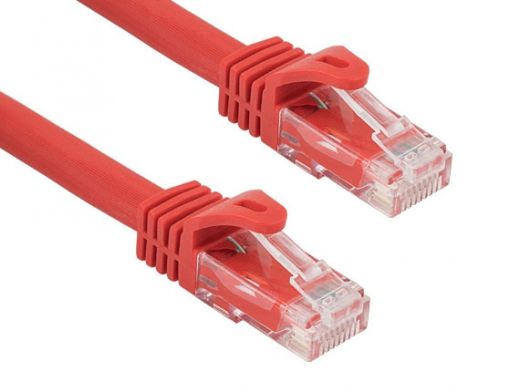 20ft Cat6a 600 MHz UTP Snagless Ethernet Network Patch Cable, Red