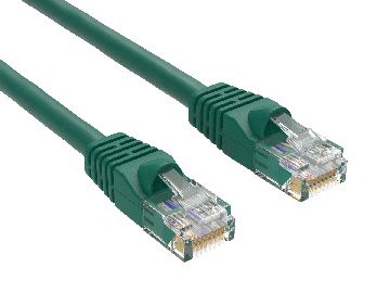 2ft Cat5e 350 MHz UTP Snagless Patch Cable, Green