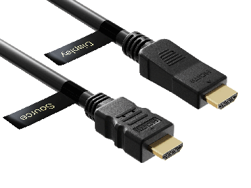 50ft High Speed Active HDMI Cable with Ethernet, HDMI 1.4, CL3 Rated, 4K Support, 26 AWG, Black