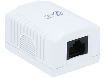 1-port Cat5e Surface Mount Box