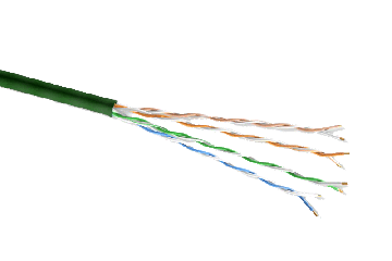 1000ft Slim Cat6 Gigabit UTP Stranded Mini Bulk Ethernet Cable 28AWG Bare Copper, Green