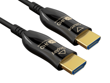 100ft High Speed HDMI Fiber Optic Cable (AOC), HDMI 2.0, CL3 Rated, 4K Support, UL, Black   