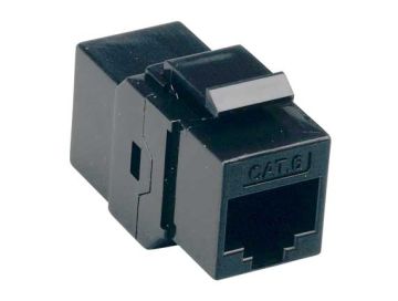 Cat6 Inline Coupler Keystone Type Black