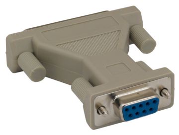 DB9 Female to DB25 Male AT Modem Adapter