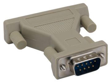 DB9 Male to DB25 Male AT Modem Adapter 