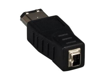 IEEE 1394a FireWire 6-pin Male to 4-pin Female Adapter