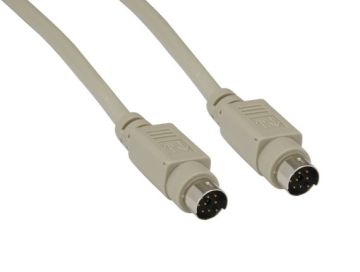 6ft Mini-DIN8 M/M MAC to Imagewriter II Printer Cable