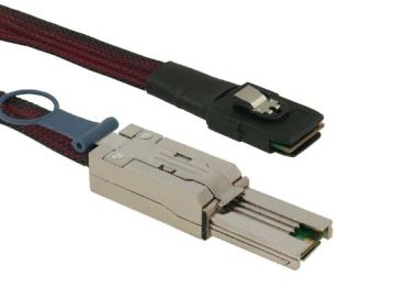 2M 30AWG External Mini SAS 26pin SFF-8088 to Internal Mini SAS 36pin SFF-8087