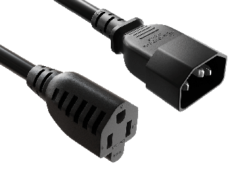 1ft AC Power Adapter Cord (NEMA 5-15R to IEC320 C14)