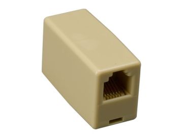 RJ12 Modular Straight-Through Inline Coupler