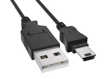 3ft USB 3.0 Type A Male to Female Extension Cable, black color, double-shielded for high-speed 4.8Gbps data transfer.