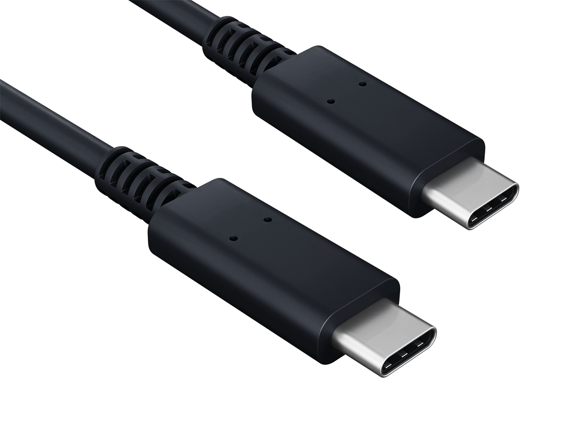 2m USB 3.1 Gen 2 type C Male to C Male Cable 10G Black