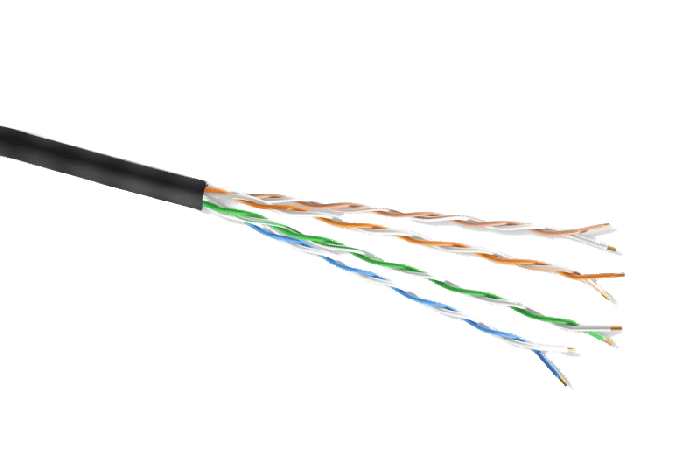 1000ft Slim Cat6 Gigabit UTP Stranded Mini Bulk Ethernet Cable 28AWG Bare Copper, Black