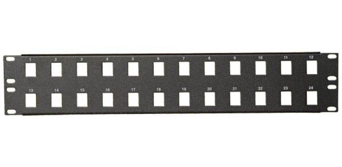 24-port Keystone Jack Rack Panel