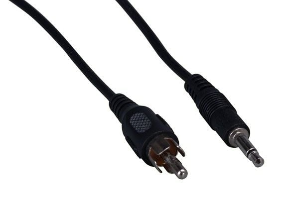 3.5mm Mono Male to RCA Male Audio Cable