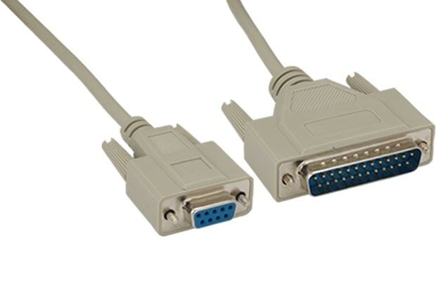 DB9 Female to DB25 Male HP Plotter Laser Serial Printer Cable