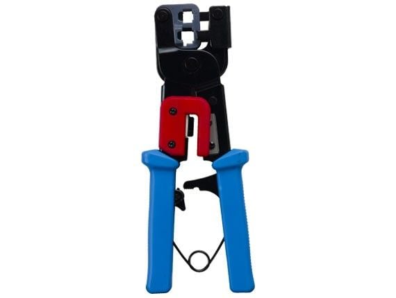 RJ11/RJ12/RJ45 Modular Crimping Tool with Ratchet