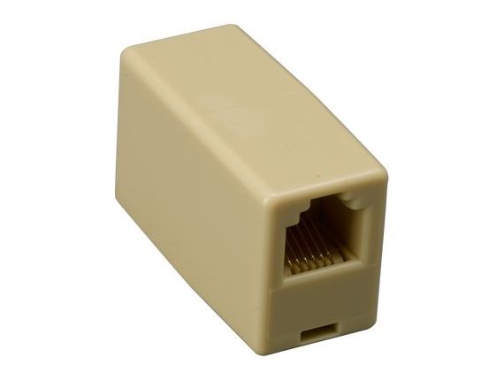 RJ12 Modular Crossed Inline Coupler