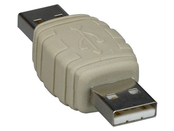 USB Type A Male to Type A Male Gender Changer