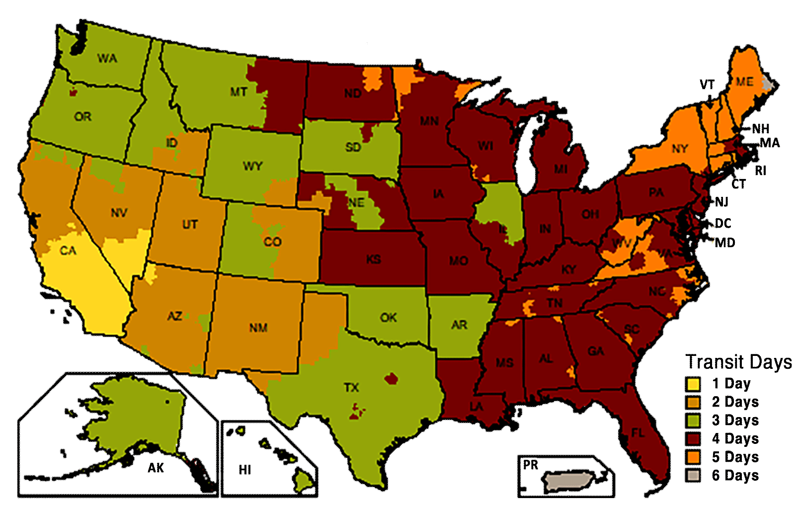 Estimate UPS Ground Shipping Times From Cable Leader